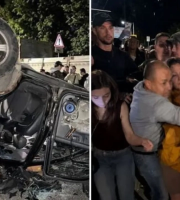 Во Львове задержан зачинщик толпы, которая перевернула авто военных