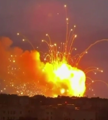 В Вишневом находился склад боеприпасов одного из предприятий «Укроборонпрома» — Зеленский