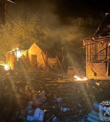 Російські безпілотники атакували Валки на Харківщині: є загибла та постраждалі