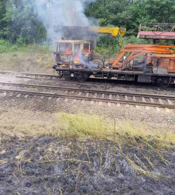 Дрон росіян атакував "Укрзалізницю" на Харківщині