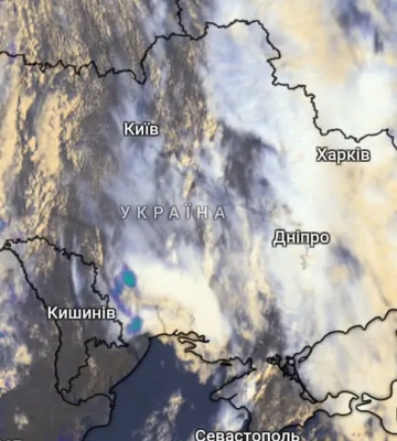 В Україні на вихідних очікуються короткочасні дощі, місцями грози