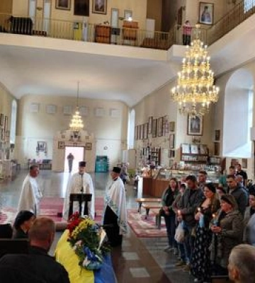 Полтавська громада попрощалась із загиблим захисником України