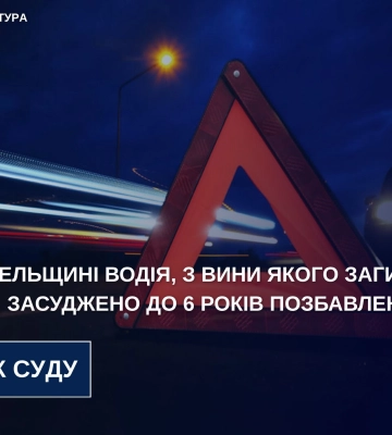 На Житомирщині засуджено винуватця ДТП, внаслідок якої загинула 13-річна дитина