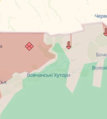 Росіяни просунулися на півночі Харківської області