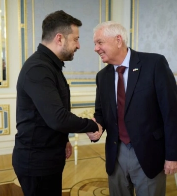 Санкції проти РФ і Patriot. Зеленський провів переговори з сенатором Гремом у Києві (відео)