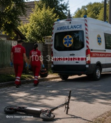 Один невірний рух — і кістка назовні: як звичайний самокат ледь не зробив підлітка на Рахівщині інвалідом