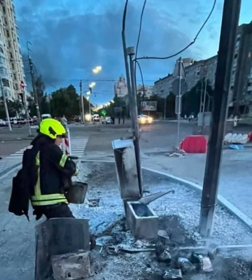 ГСЧС: В результате российской атаки на Киев пострадали уже 10 человек, из них один ребенок