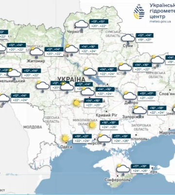 Прогноз погоды на 12 июля в Украине: где ждать грозу, а где будет сухо и тепло