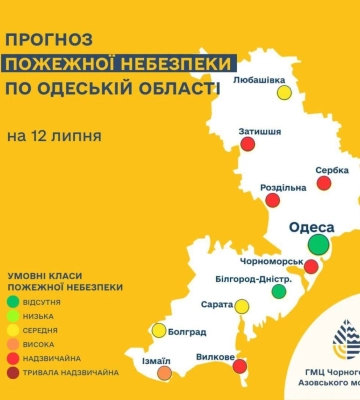 Яка погода чекає на жителів Одещини у неділю