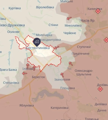 РФ предлагает Украине прекратить огонь в Константиновке и организовать передачу тел – росСМИ