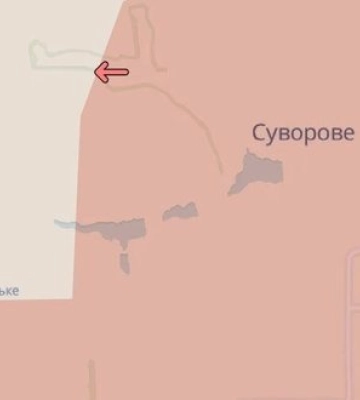 Ворог просунувся поблизу Затишку на Донеччині, - DeepState. МАПА