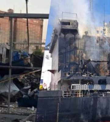 Росія знову вдарила по портах України: пошкоджено цивільне судно, є загиблі
