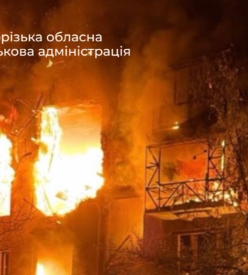 Россияне атаковали Запорожье: есть раненые, повреждены многоэтажки