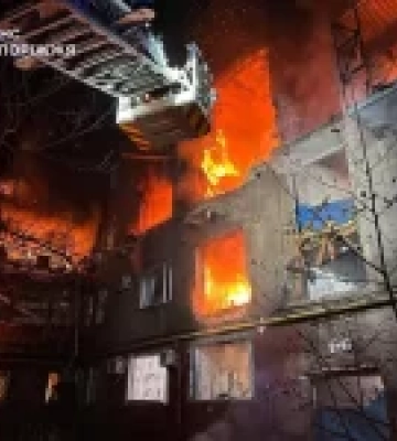 Атака БпЛА по Запоріжжю: поранені 6 людей, серед них дитина
