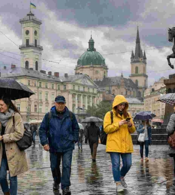 Прогноз погоди у Львові на 13 липня: хмари та дощі