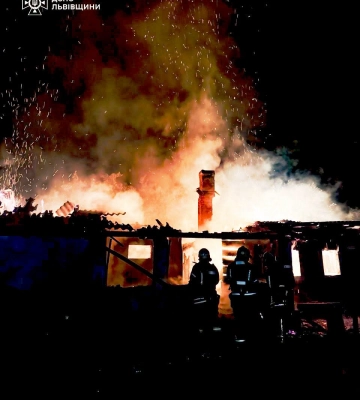 На Самбірщині під час пожежі в будинку загинув 46-річний чоловік