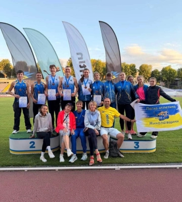 Миколаївські легкоатлети стали віцечемпіонами України у командному заліку