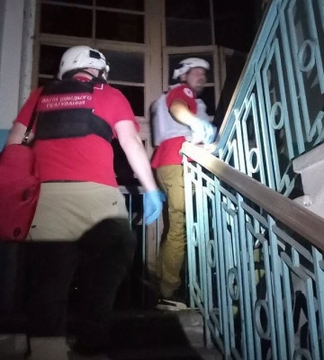 УКК помогал пострадавшим после российской атаки БПЛА на Запорожье
