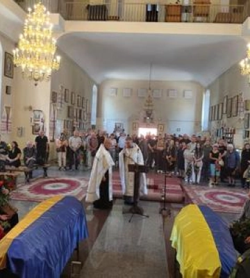 Полтавська громада попрощалась із загиблими захисниками України