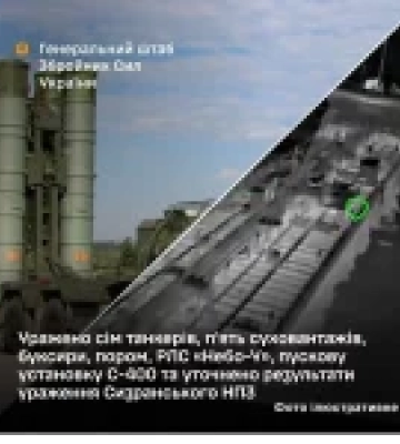 Сили оборони України уразили РЛС "Небо-У" та пускову установку С-400 в окупованому Криму