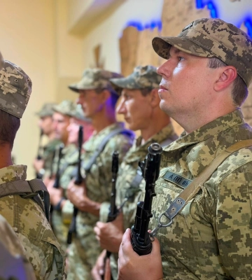 На Одещині прикордонники-новобранці склали військову присягу 