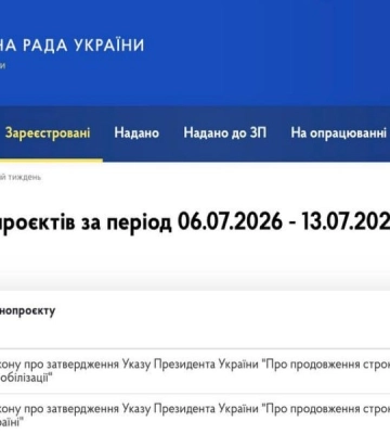 Зеленський вніс до Ради продовження воєнного стану та мобілізації