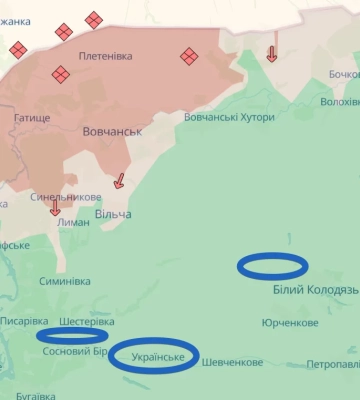 Путину доложили о «захвате» сел в районах Волчанска и Боровой — анализ ISW