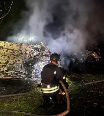 Удар по Києву: ДСНС показала наслідки в Голосіївському та Дарницькому районах