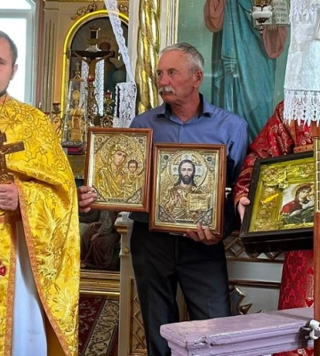 Вісім ікон з Гуляйполя передали на зберігання до храмів Волині