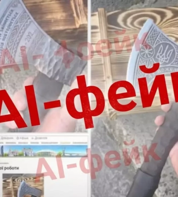 «Можемо повторити»: ШІ-зображення сокири поширюється для розколу України та Польщі