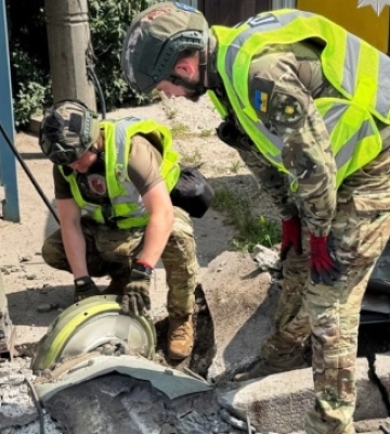 У Дарницькому районі Києва вилучили бойову частину ракети від ЗРК С-400