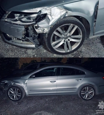 У Рівному п’яний працівник СТО взяв  авто клієнта і в’їхав на ньому в електроопору