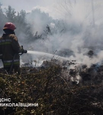 13 липня на території Миколаївщини зареєстровано 14 пожеж