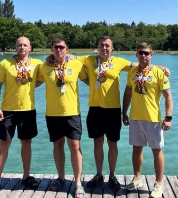 Спортсмени з Волині здобули призові місця на чемпіонаті Європи з веслування на човнах «Дракон»