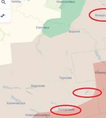 Силы обороны отбросили врага вблизи Малиевки, Сичневого, Новогеоргиевки и Запорожского, - DeepState. КАРТА