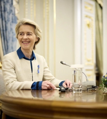 До Києва прибула Урсула фон дер Ляєн та лідери європейських держав