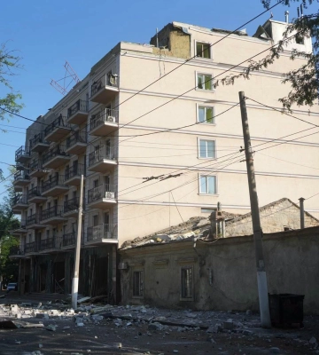 Руйнування і загиблі в Одесі після ракетного удару
