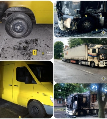 Правоохоронці Черкас повідомили про підозру чоловікові, причетному до підпалу автомобілів
