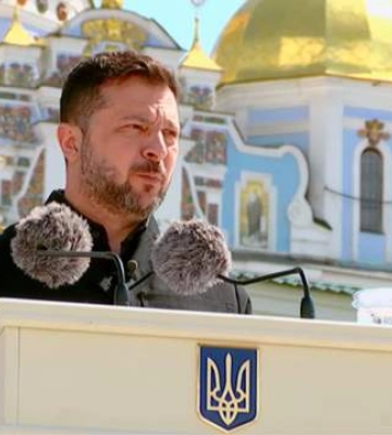 Зеленский объявил о создании европейского противоракетного щита в ходе выступления, приуроченного к Дню государственности
