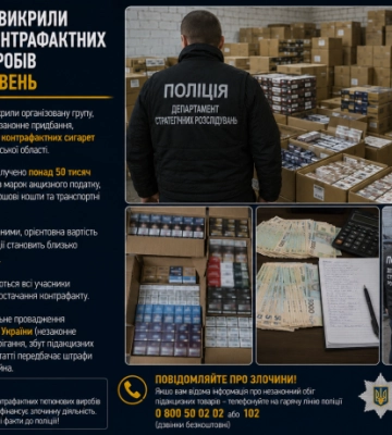 На Харківщині викрили схему збуту контрафактних тютюнових виробів на 3,5 млн гривень