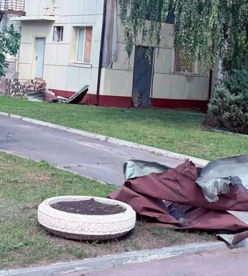 Росіяни методично знищують адмінбудівлі в Золочіві на Харківщині