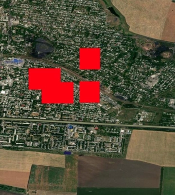 В окупованому Шахтарську величезна пожежа в районі залізниці 