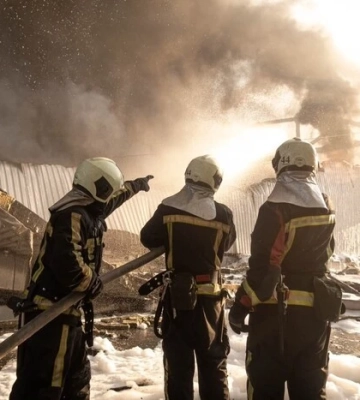 У Києві завершено ліквідацію пожеж після нічної атаки РФ