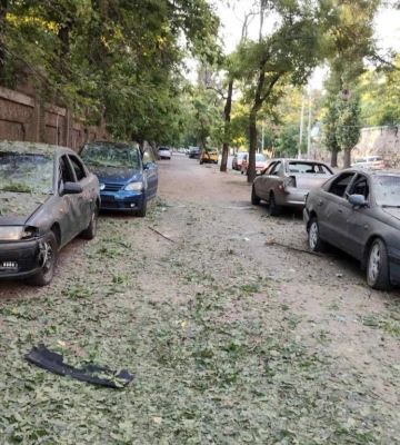 Внаслідок ранкового обстрілу в Одесі пошкоджено заклад професійноі освіти 