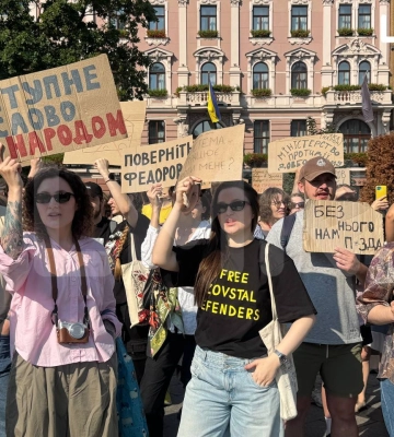 Львівські протестувальники сьогодні повернуться до пам’ятника Шевченку