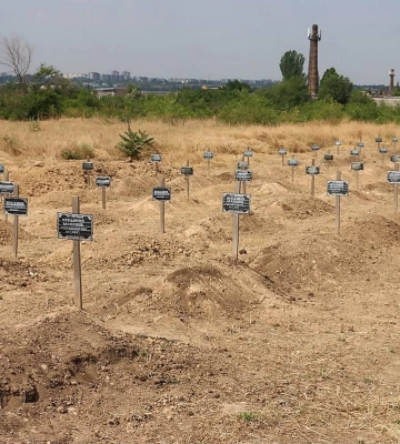 В Миколаєві з початку великої війни поховали 76 українських невідомих солдатів