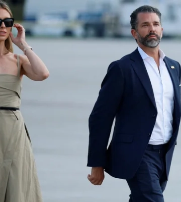 Під час подорожі до гори Рашмор. Беттіна Трамп опублікувала фото з Дональдом Трампом і Тіффані Трамп на борту літака Air Force One