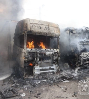 У Харкові дрон влучив по АЗС, є постраждала