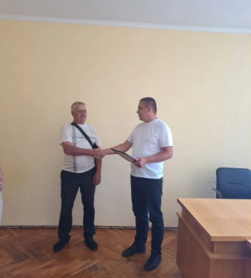 На Волині після 48 років роботи працівник комунального підприємства вийшов на заслужений відпочинок