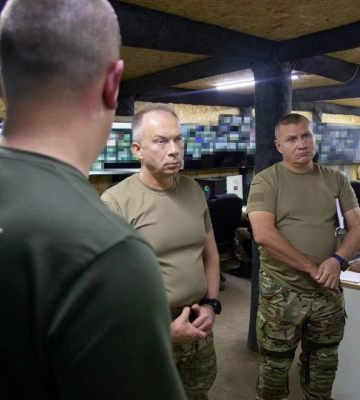 Сирський відвідав Харківщину: говорив з воїнами про ситуацію біля Куп’янська
